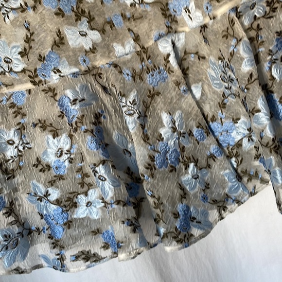 Alexander McQueen sheer floral peplum blouse - Picture 5 of 5